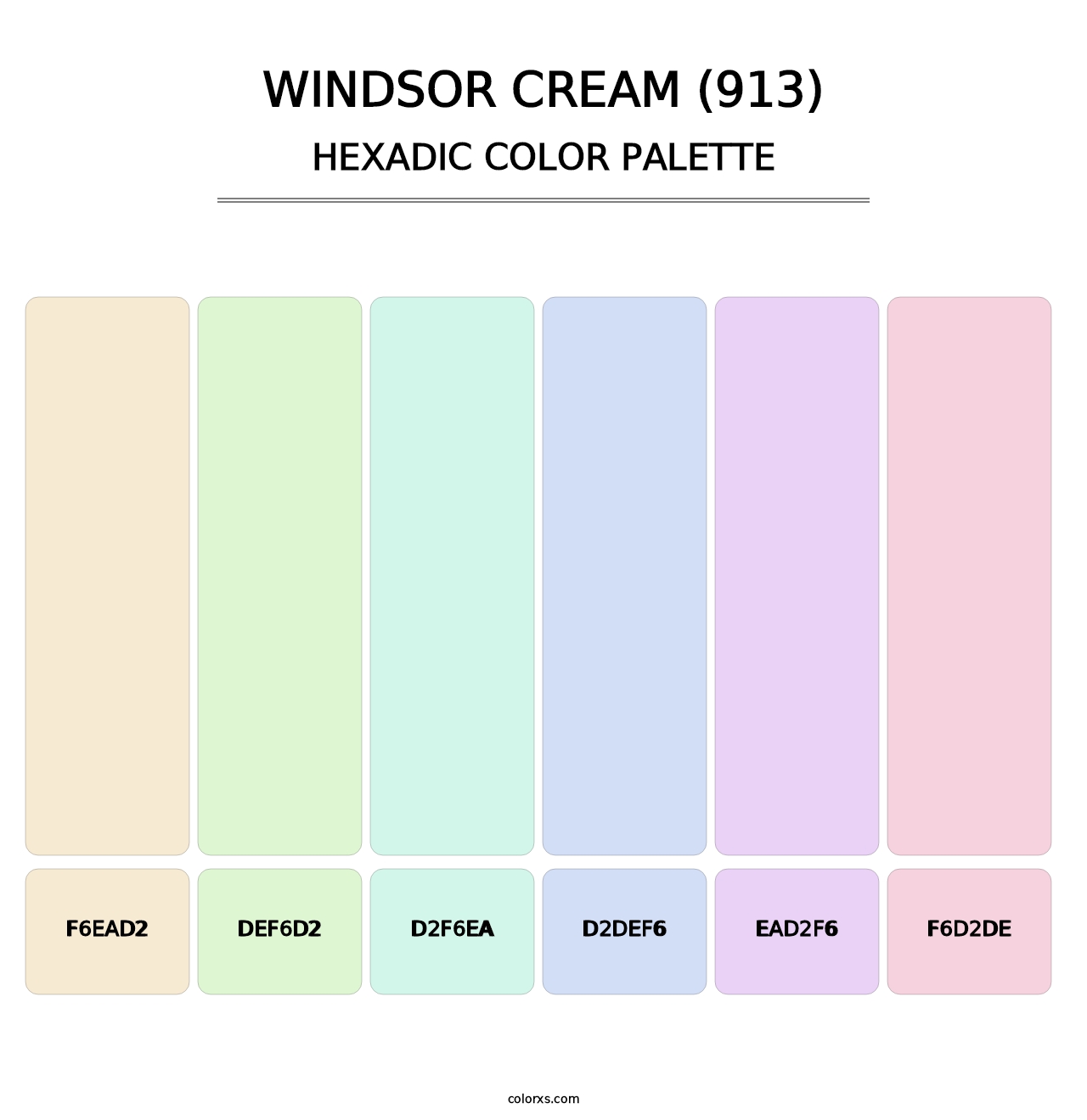 Windsor Cream (913) - Hexadic Color Palette