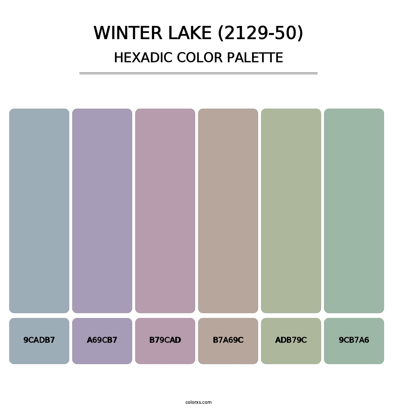 Winter Lake (2129-50) - Hexadic Color Palette
