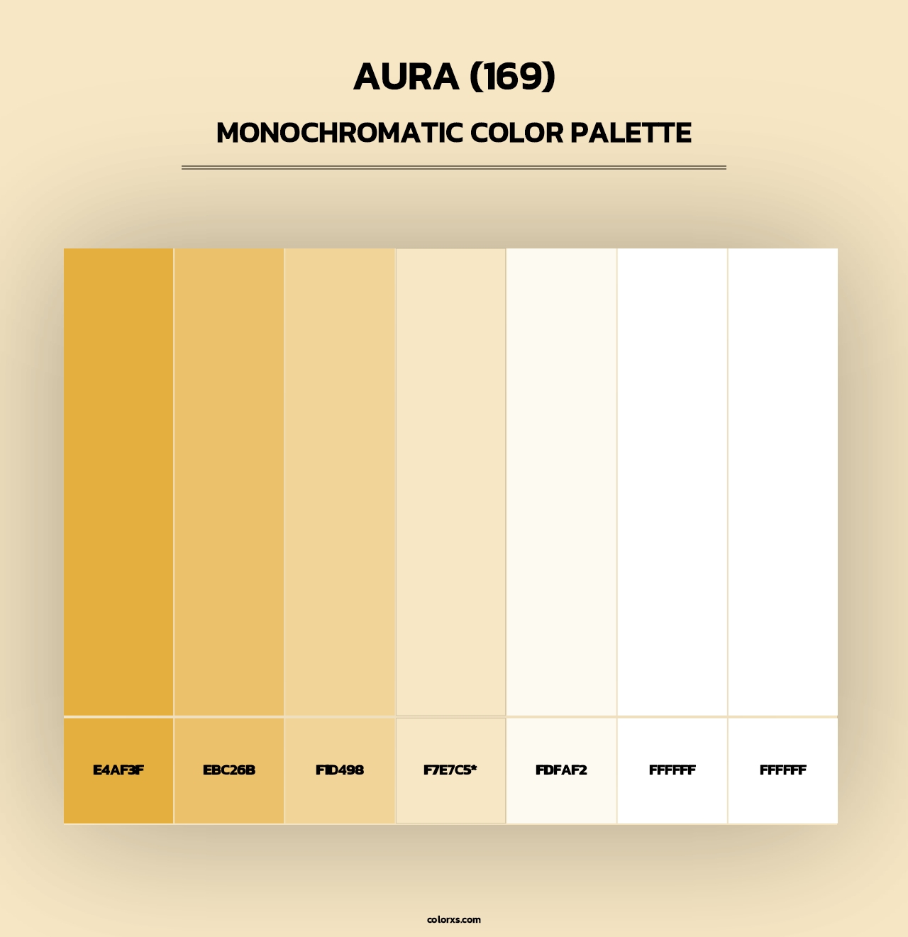 Aura (169) - Monochromatic Color Palette