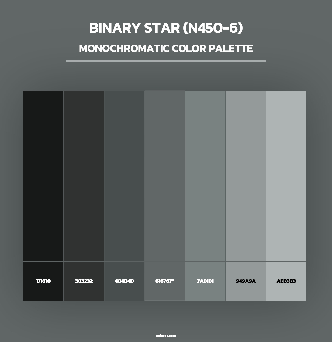 Binary Star (N450-6) - Monochromatic Color Palette