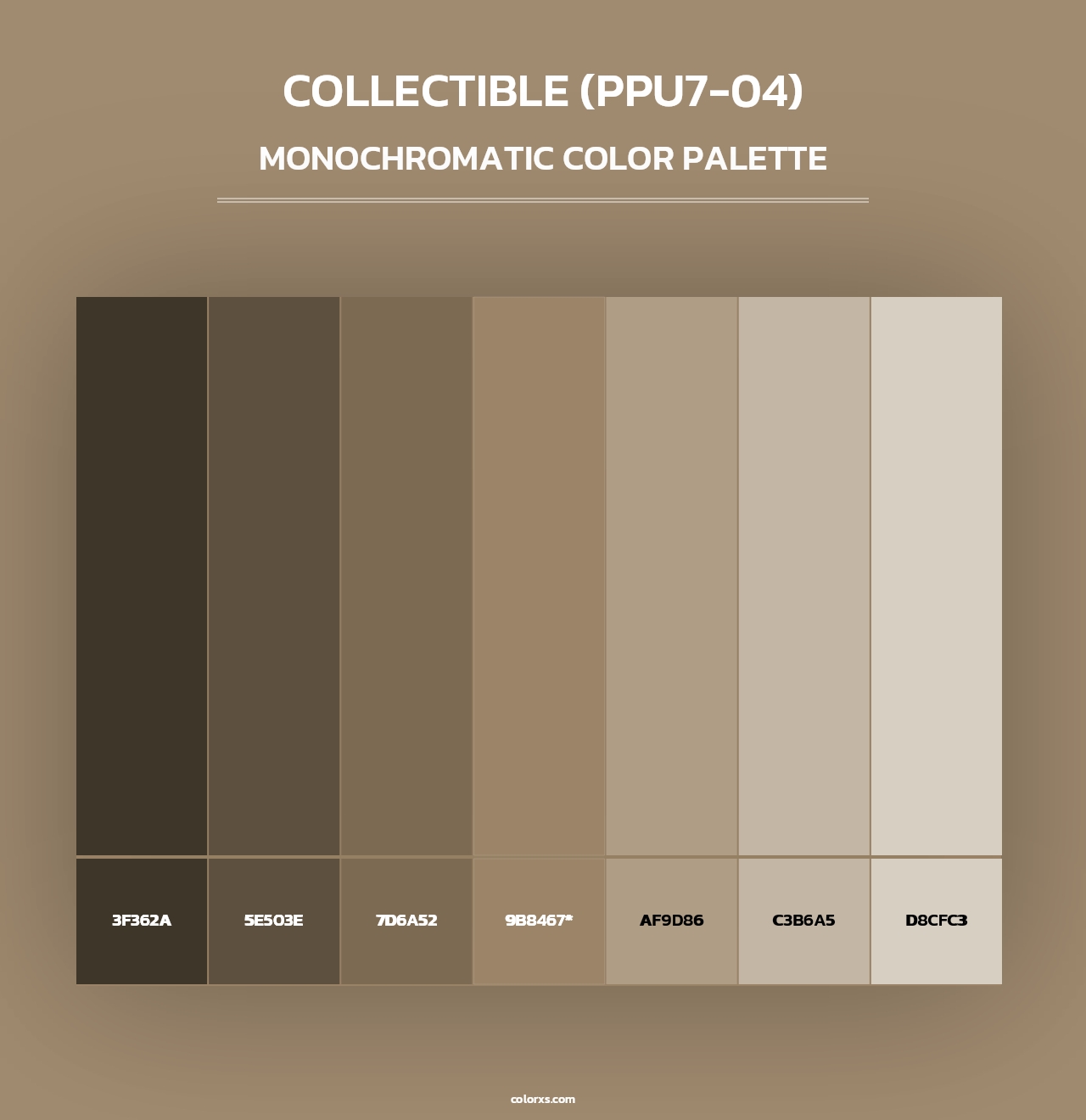 Collectible (PPU7-04) - Monochromatic Color Palette