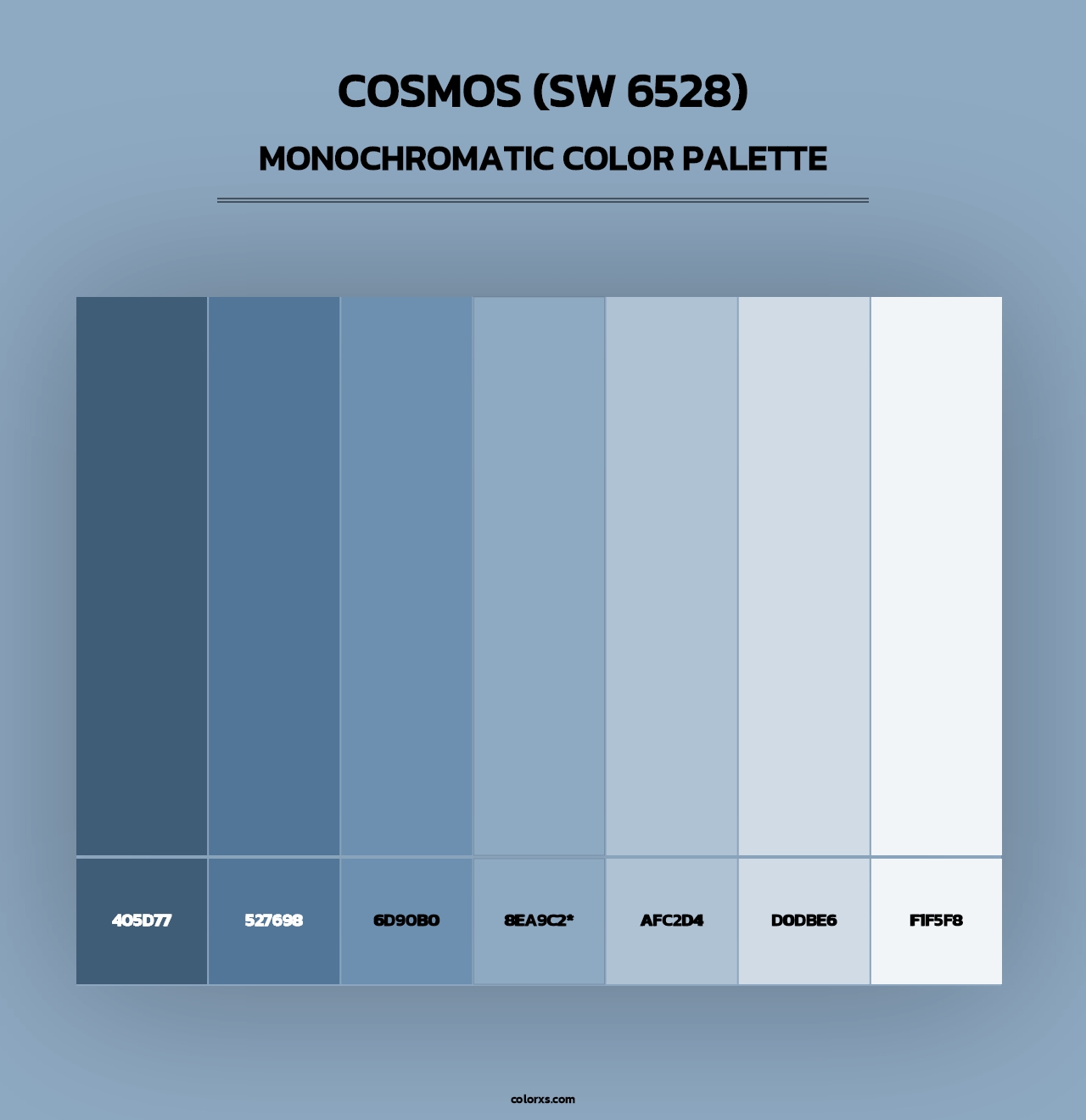 Cosmos (SW 6528) - Monochromatic Color Palette