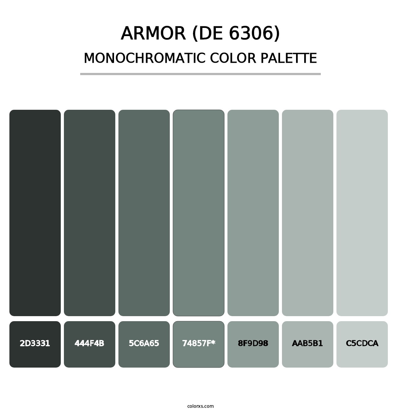 Armor (DE 6306) - Monochromatic Color Palette