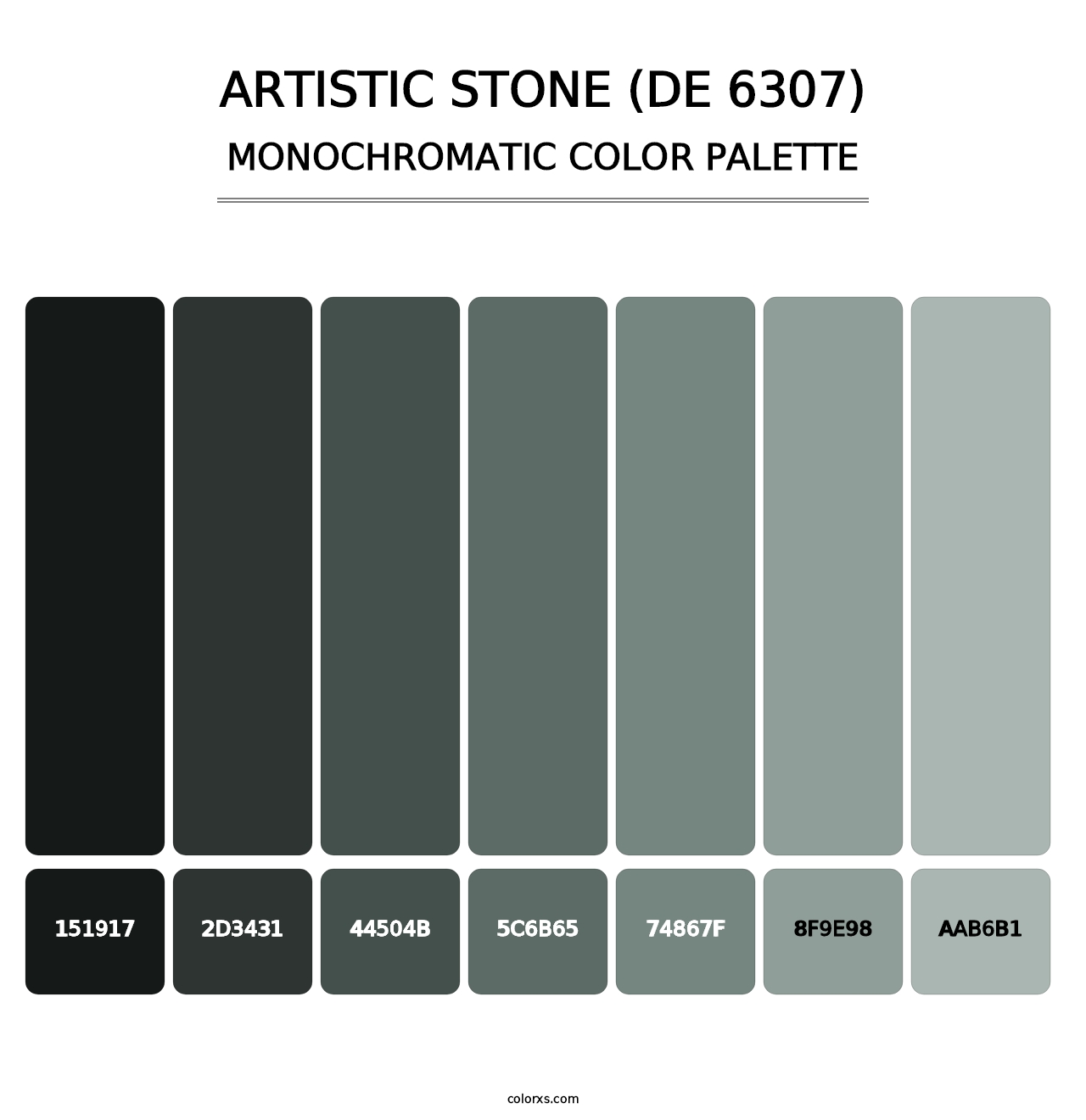 Artistic Stone (DE 6307) - Monochromatic Color Palette