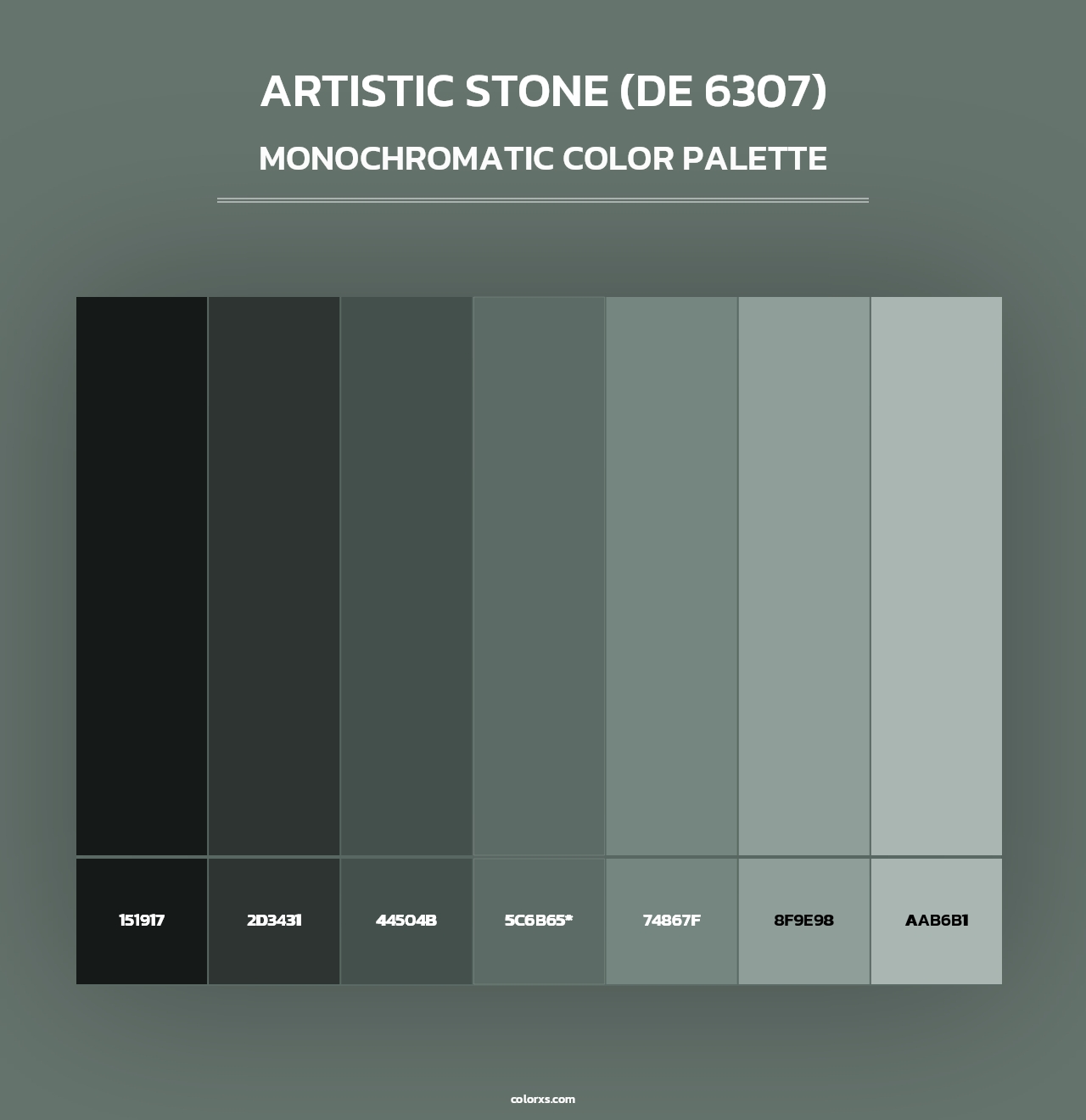 Artistic Stone (DE 6307) - Monochromatic Color Palette