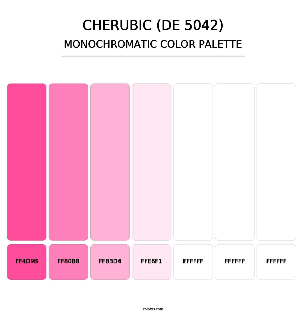 Cherubic (DE 5042) - Monochromatic Color Palette