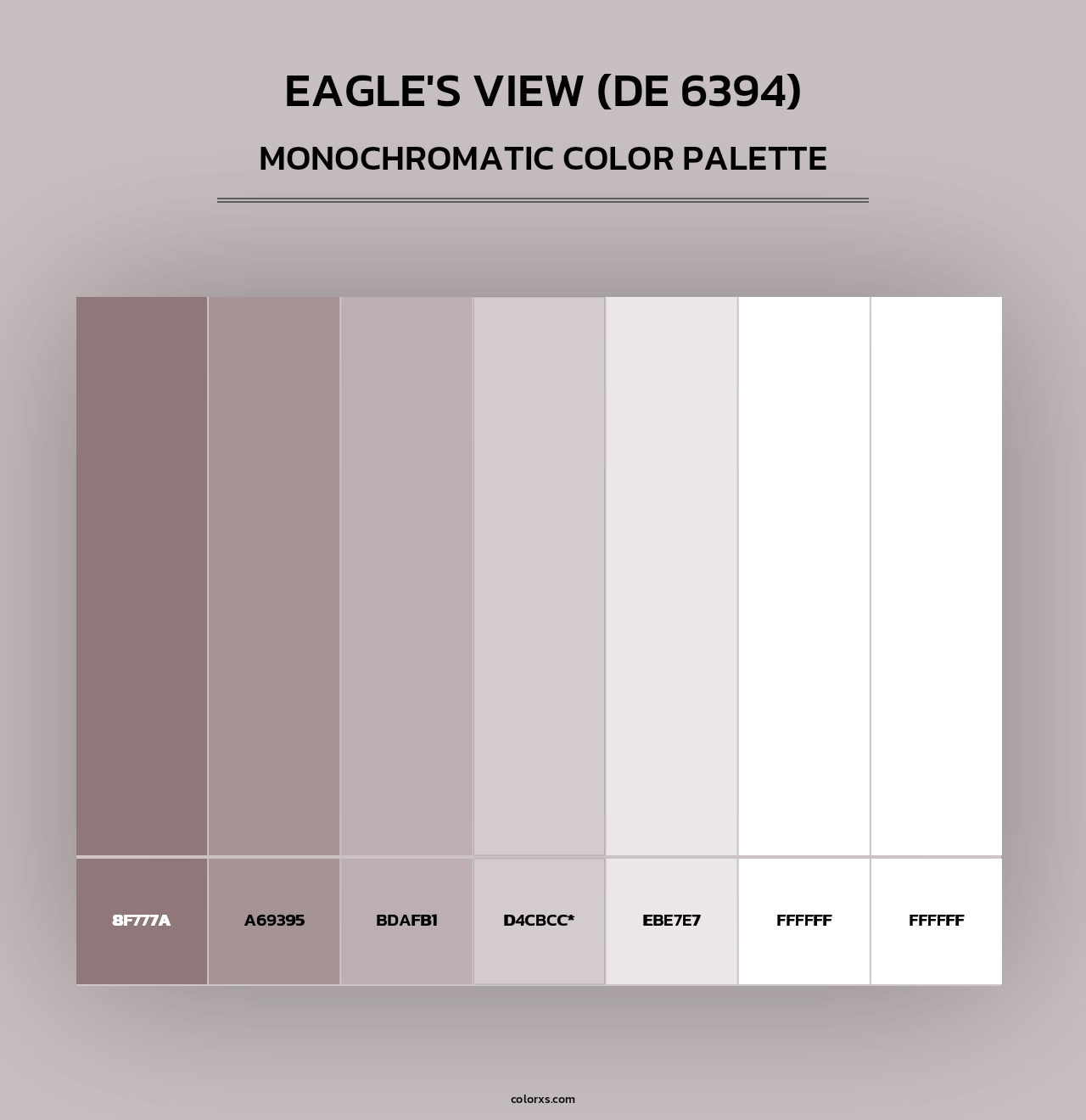 Eagle's View (DE 6394) - Monochromatic Color Palette
