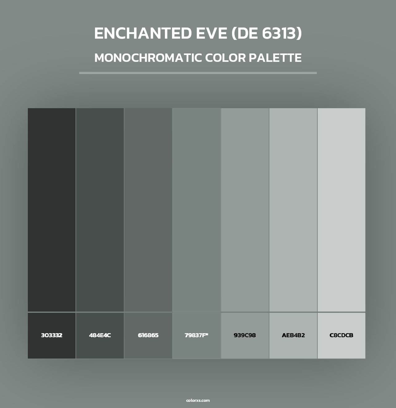 Enchanted Eve (DE 6313) - Monochromatic Color Palette