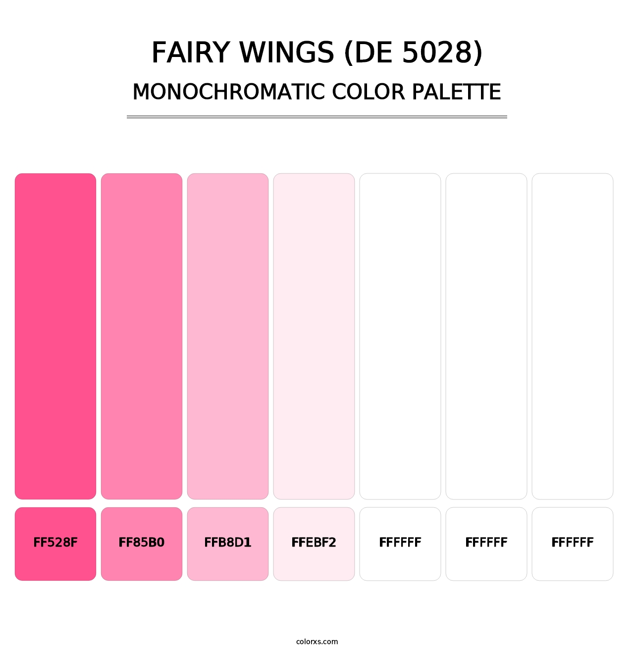 Fairy Wings (DE 5028) - Monochromatic Color Palette