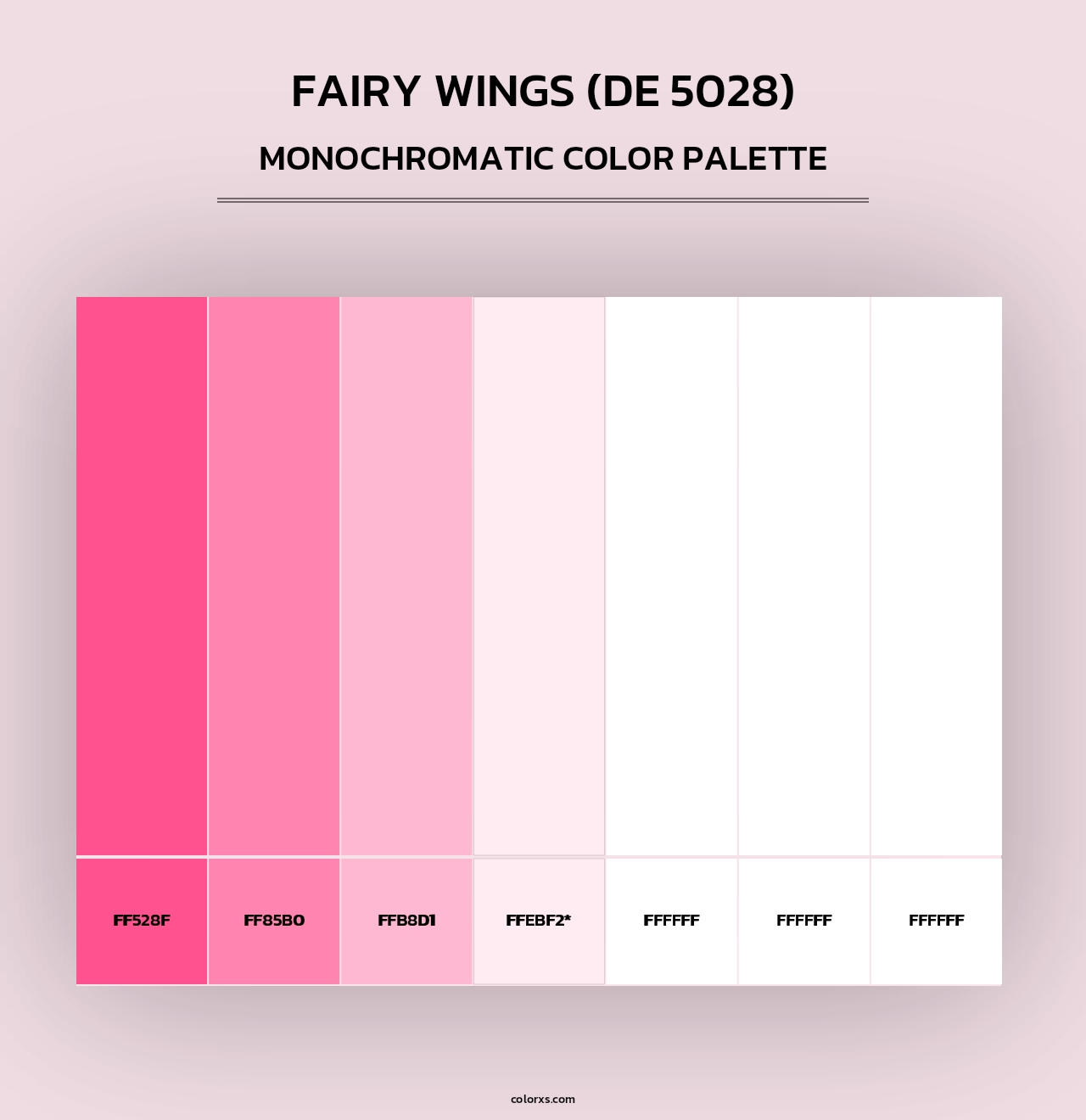 Fairy Wings (DE 5028) - Monochromatic Color Palette