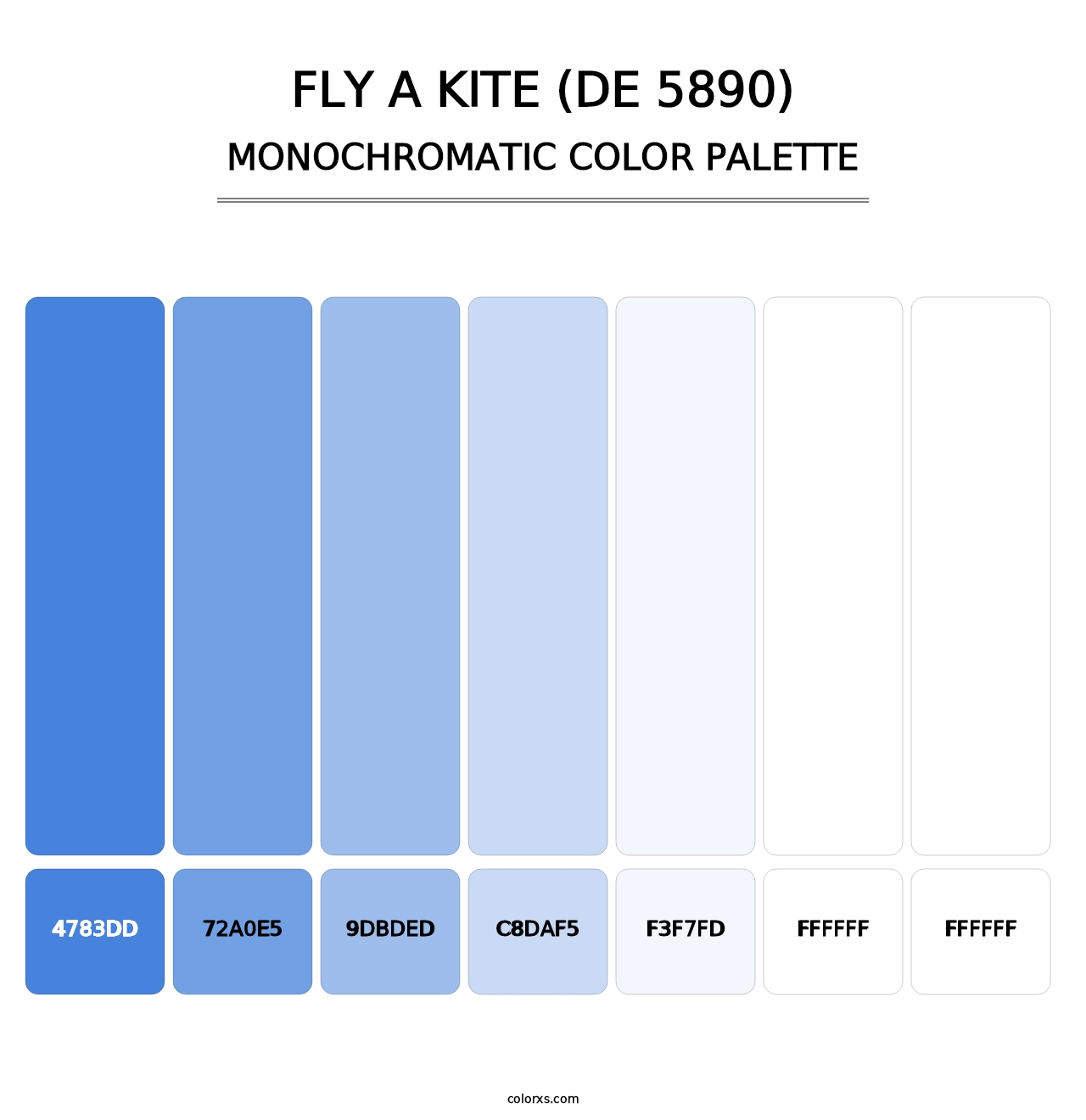 Fly a Kite (DE 5890) - Monochromatic Color Palette