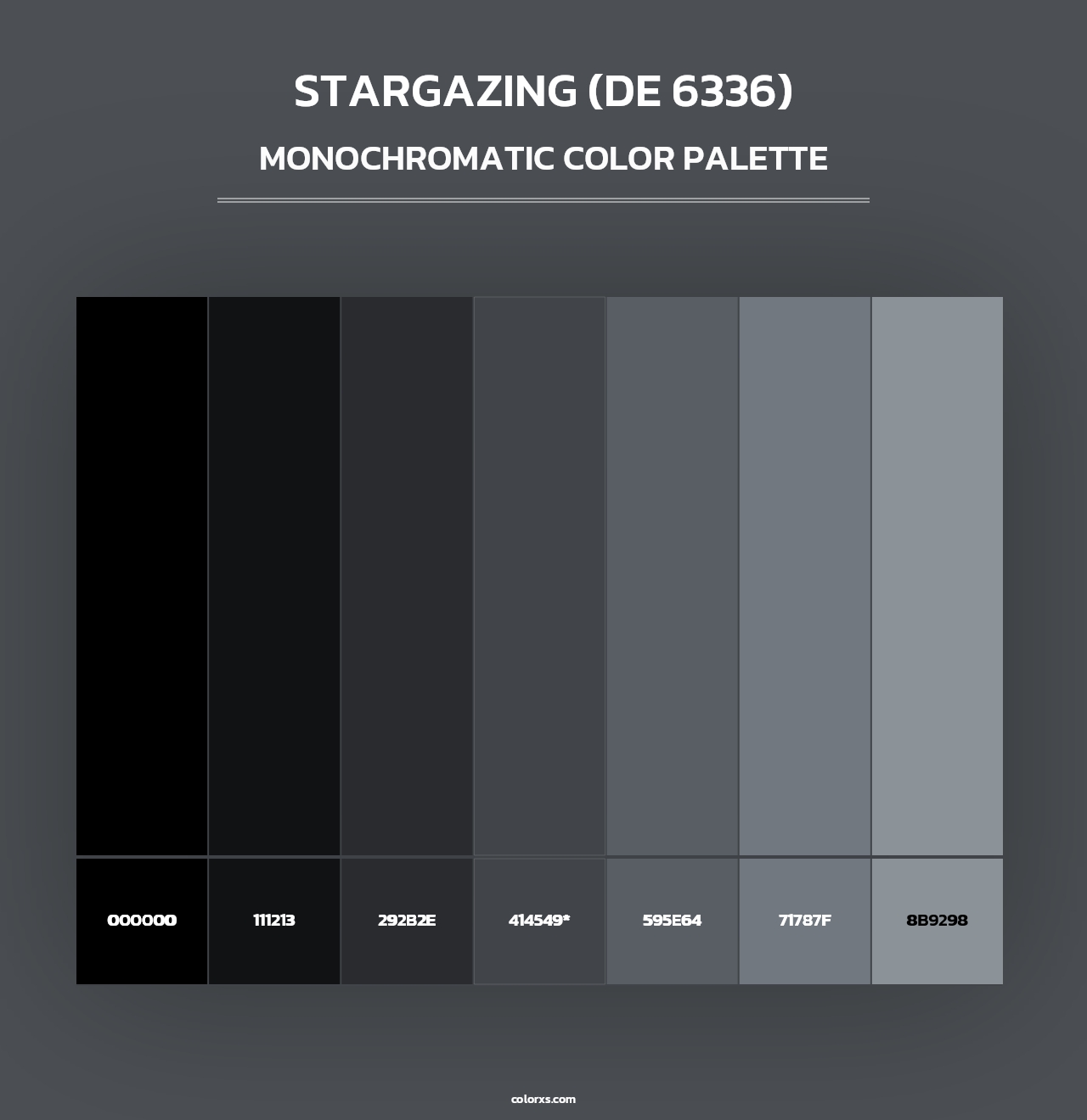 Stargazing (DE 6336) - Monochromatic Color Palette