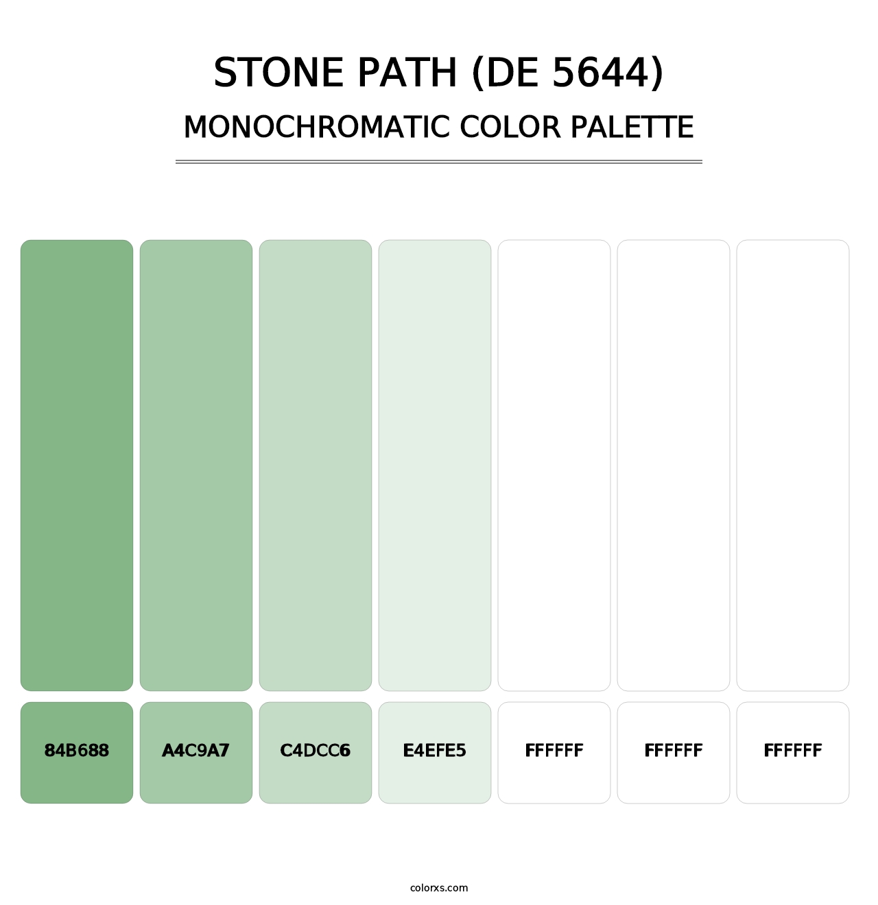 Stone Path (DE 5644) - Monochromatic Color Palette