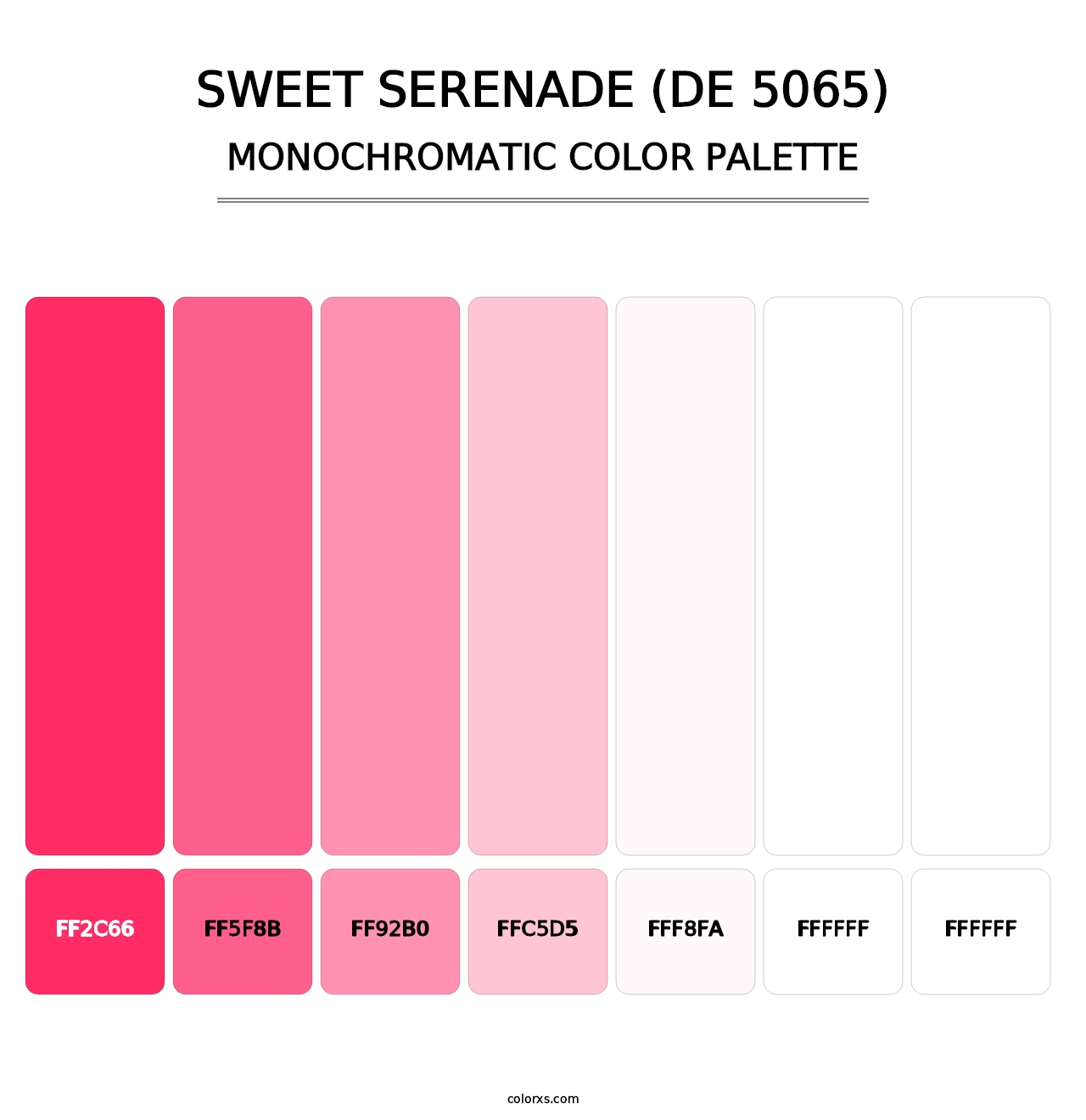 Sweet Serenade (DE 5065) - Monochromatic Color Palette