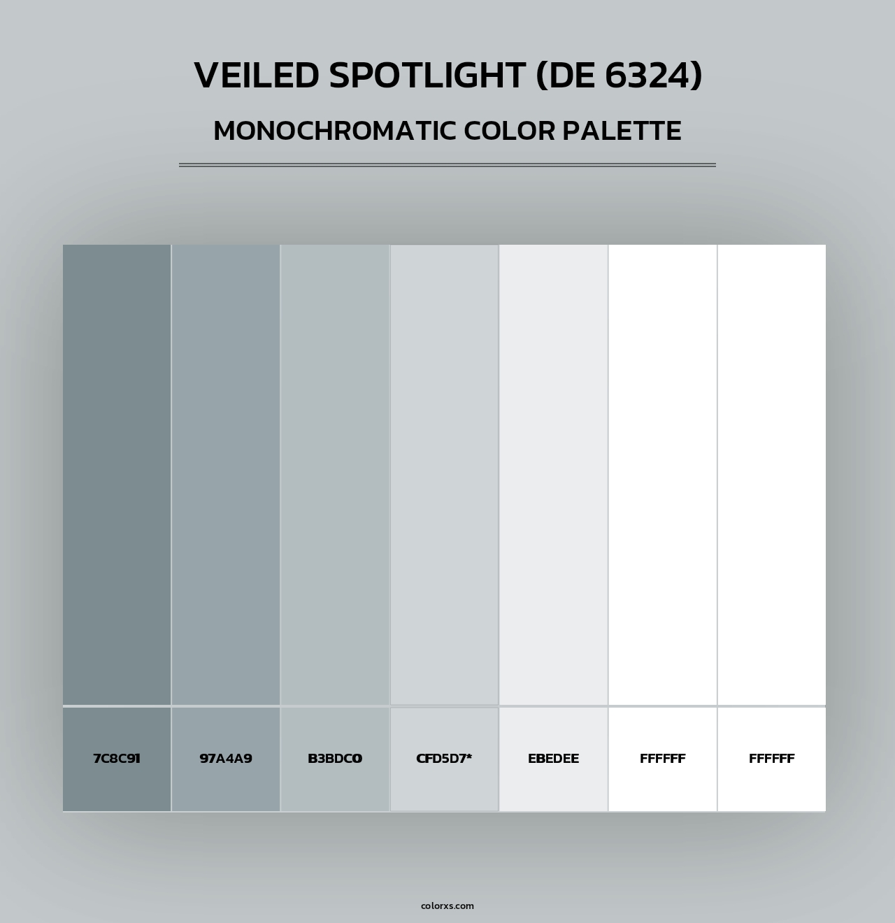 Veiled Spotlight (DE 6324) - Monochromatic Color Palette