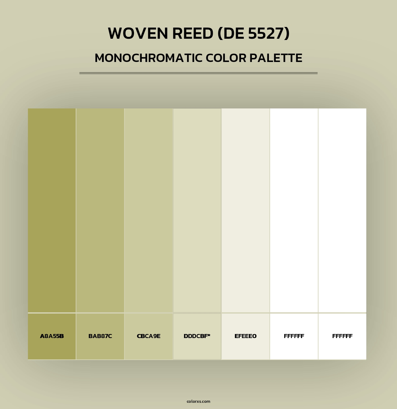 Woven Reed (DE 5527) - Monochromatic Color Palette