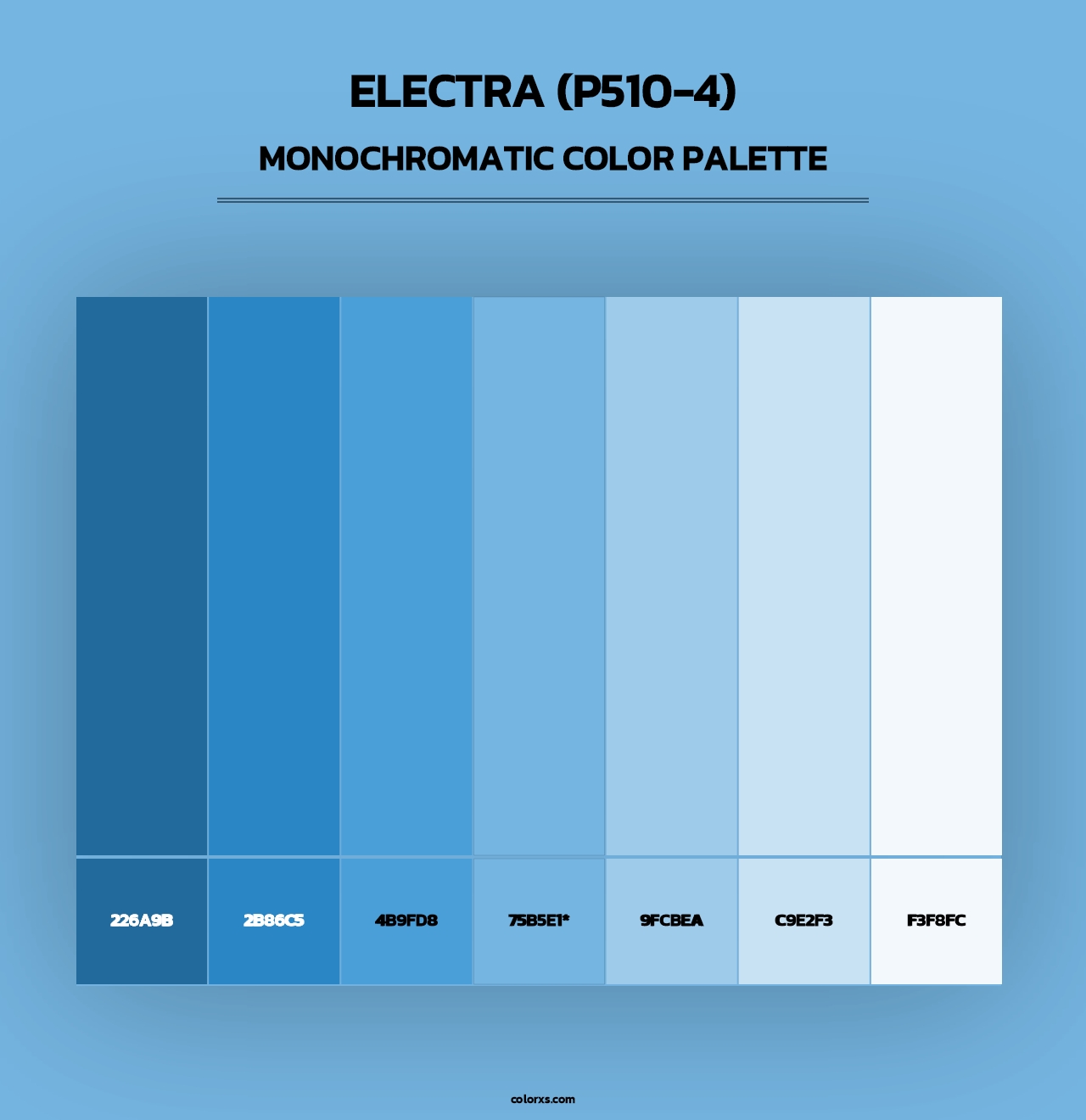 Electra (P510-4) - Monochromatic Color Palette
