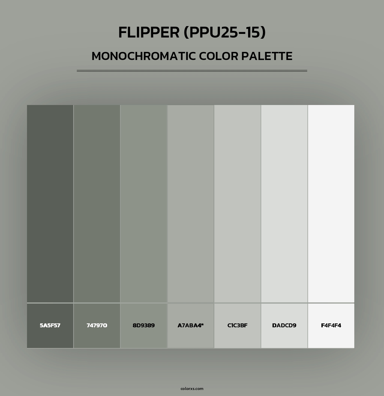 Flipper (PPU25-15) - Monochromatic Color Palette