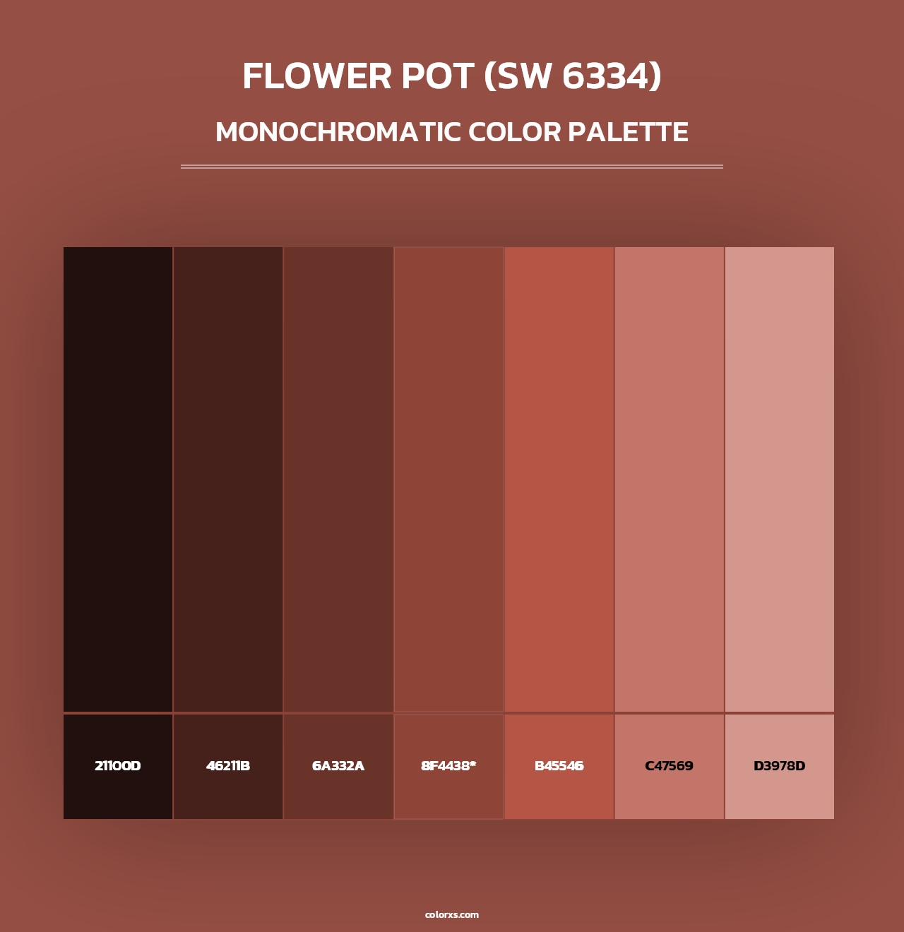 Flower Pot (SW 6334) - Monochromatic Color Palette