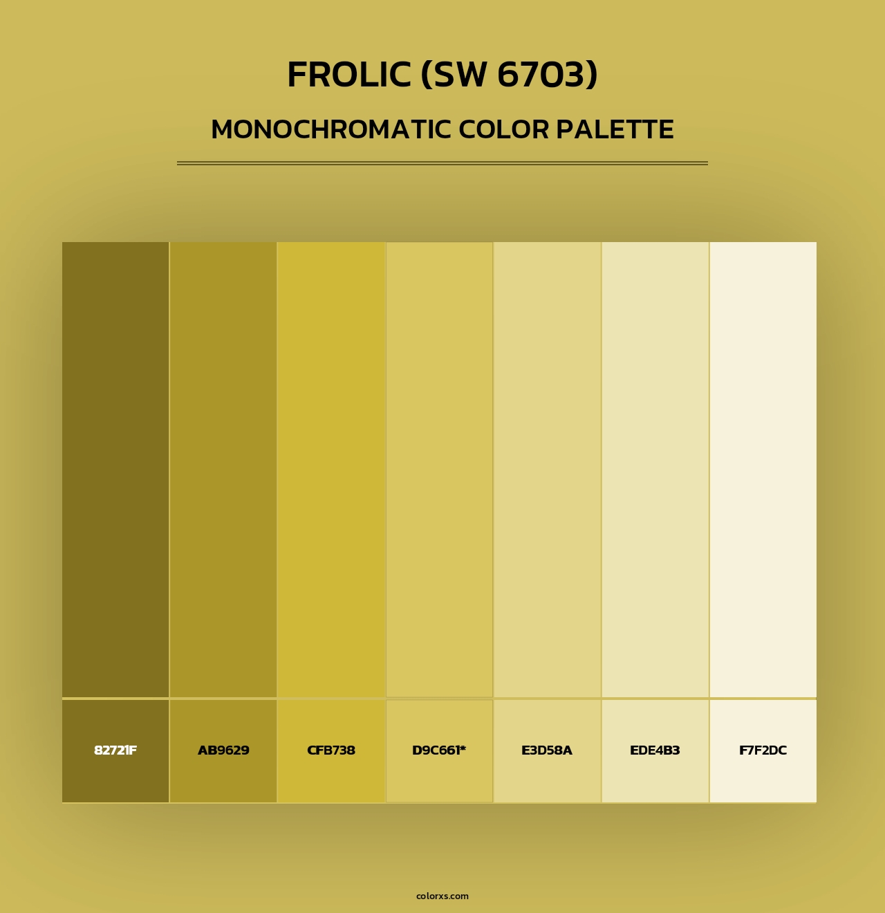 Frolic (SW 6703) - Monochromatic Color Palette