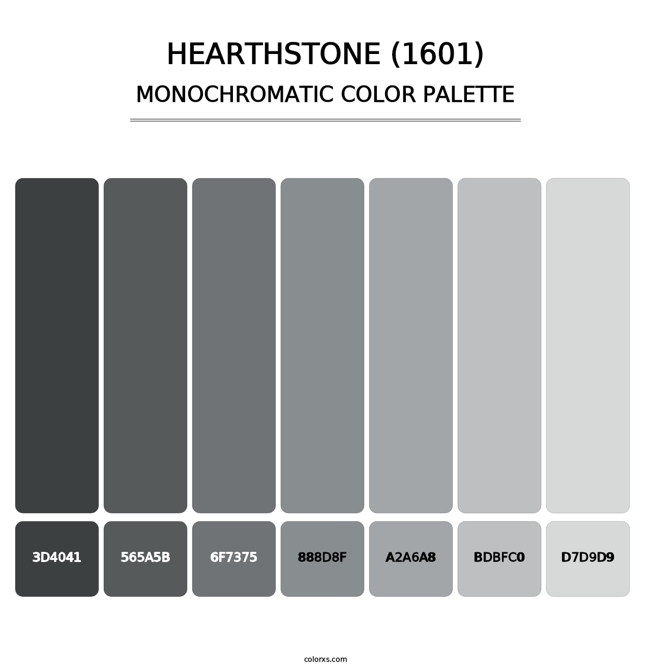 Hearthstone (1601) - Monochromatic Color Palette