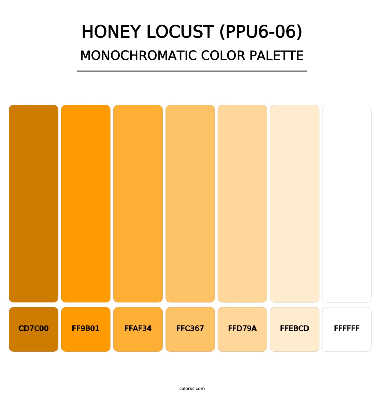 Honey Locust (PPU6-06) - Monochromatic Color Palette