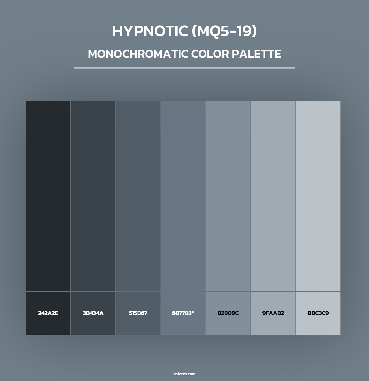 Hypnotic (MQ5-19) - Monochromatic Color Palette
