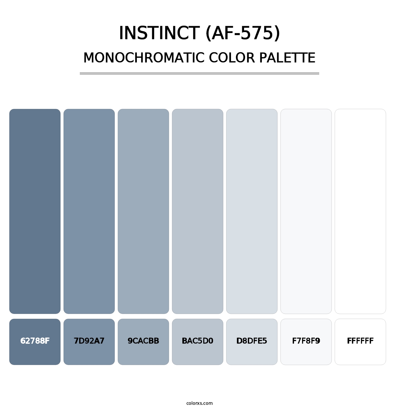 Instinct (AF-575) - Monochromatic Color Palette