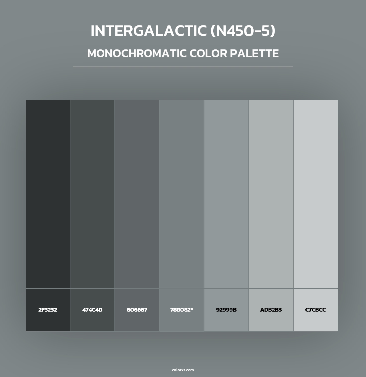 Intergalactic (N450-5) - Monochromatic Color Palette