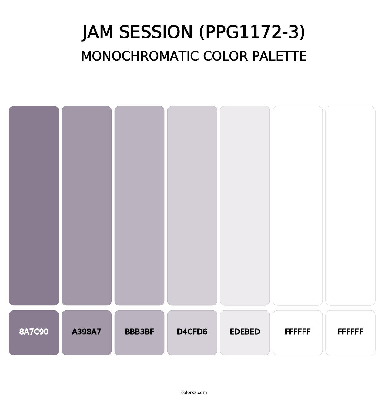 Jam Session (PPG1172-3) - Monochromatic Color Palette