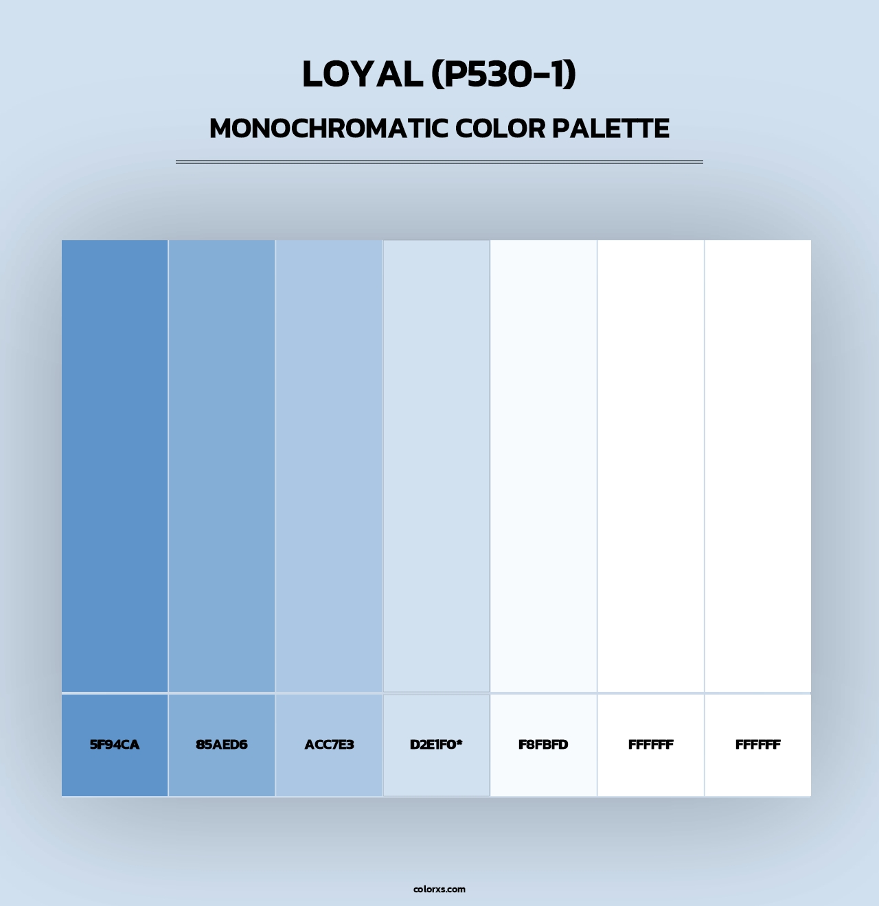 Loyal (P530-1) - Monochromatic Color Palette