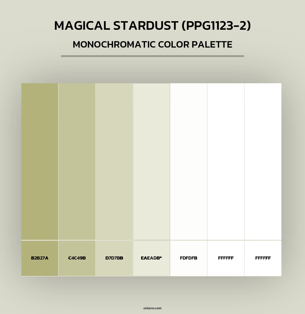 Magical Stardust (PPG1123-2) - Monochromatic Color Palette