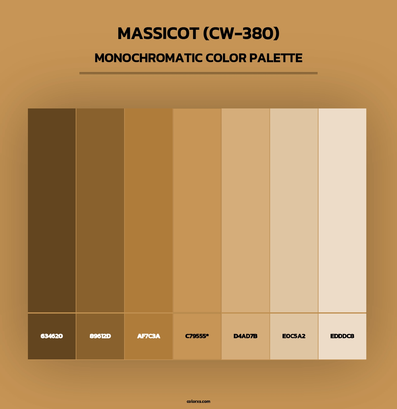 Massicot (CW-380) - Monochromatic Color Palette