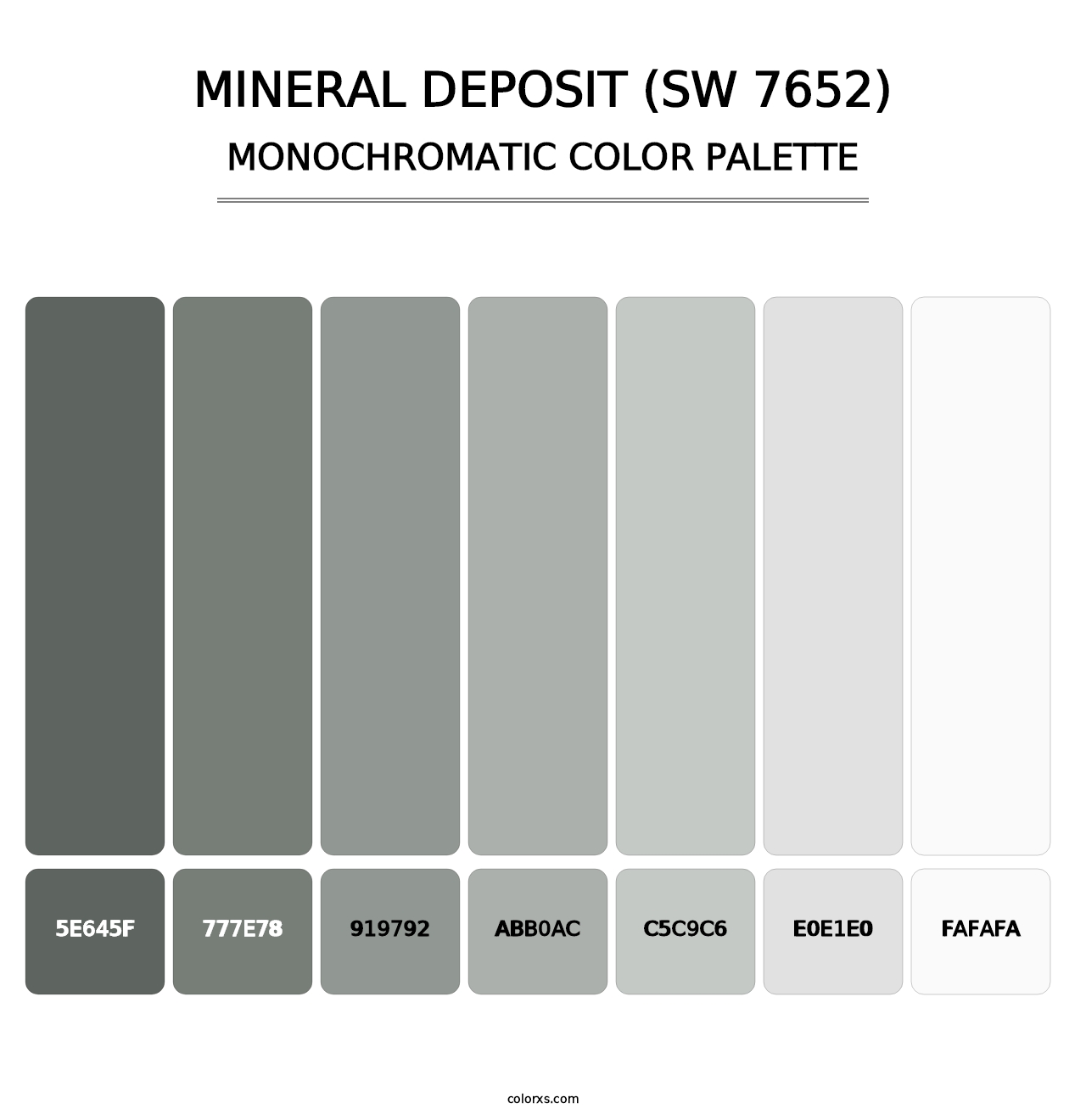 Mineral Deposit (SW 7652) - Monochromatic Color Palette