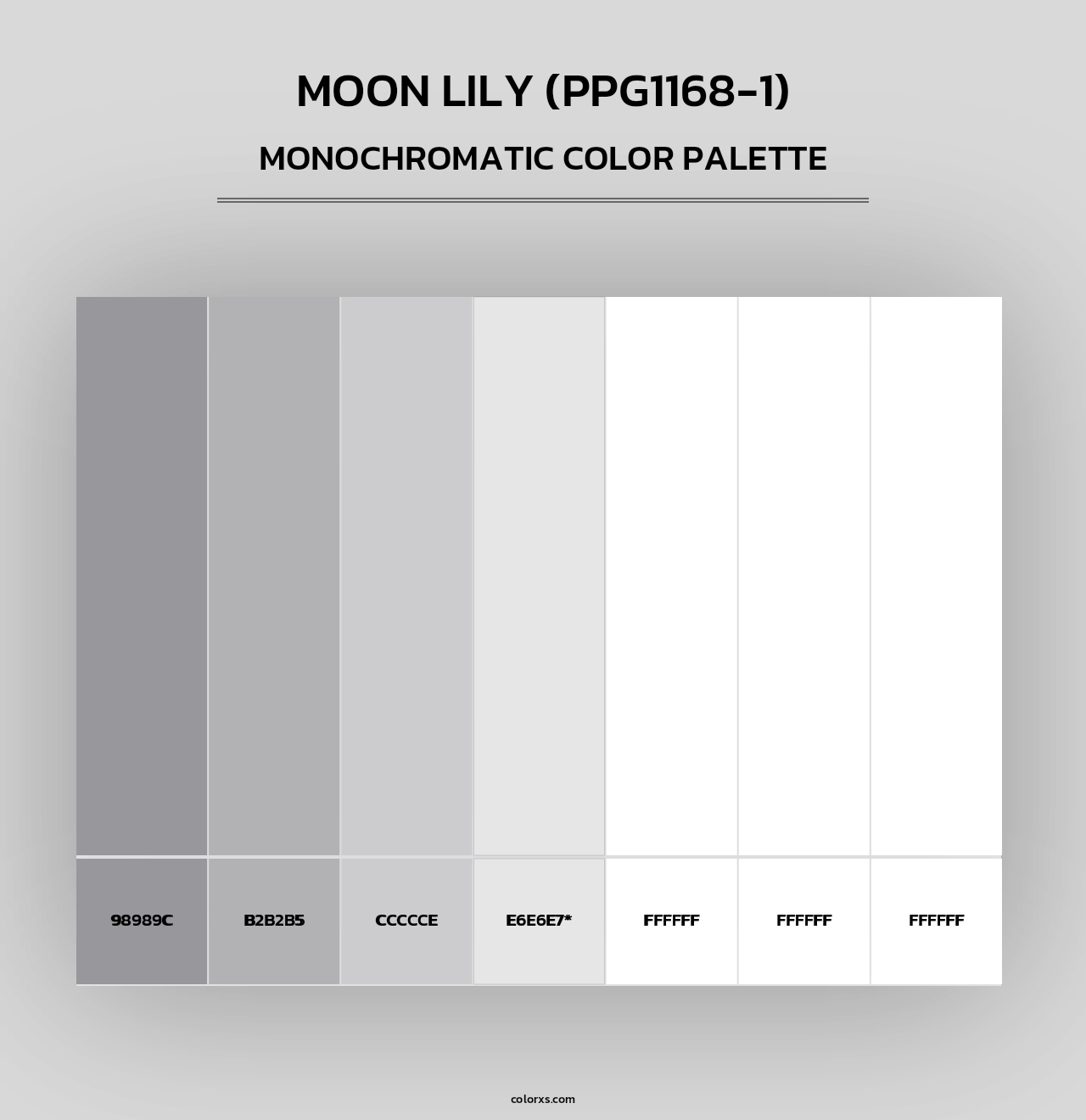 Moon Lily (PPG1168-1) - Monochromatic Color Palette