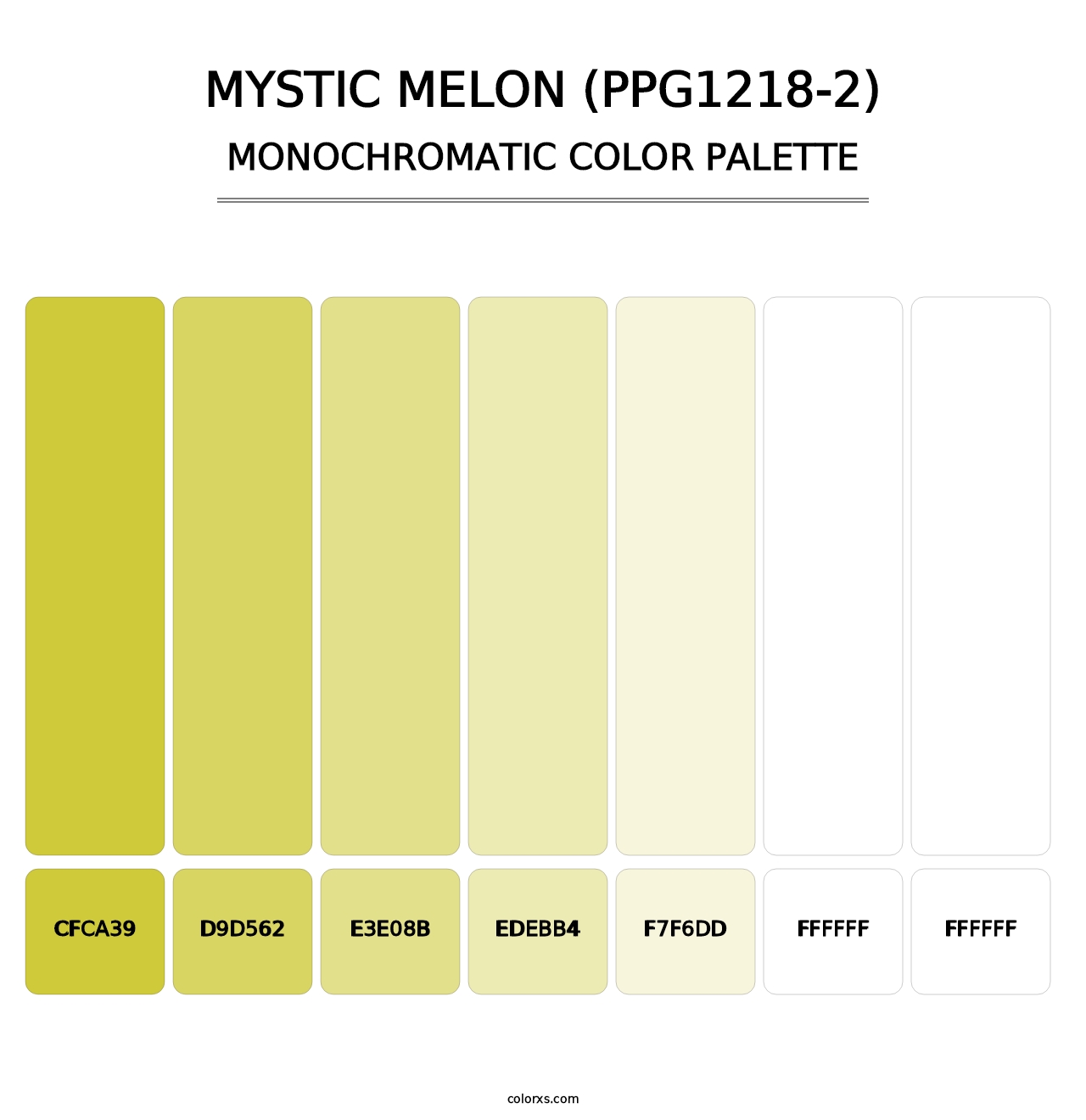 Mystic Melon (PPG1218-2) - Monochromatic Color Palette