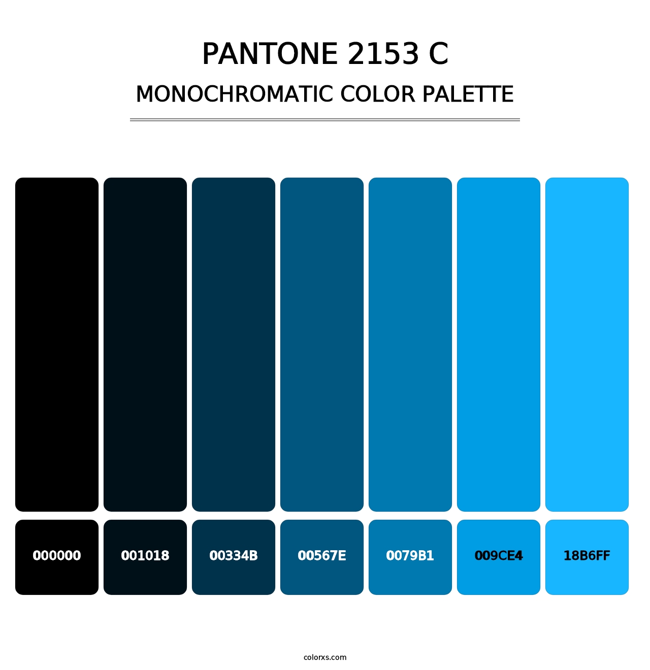 PANTONE 2153 C - Monochromatic Color Palette