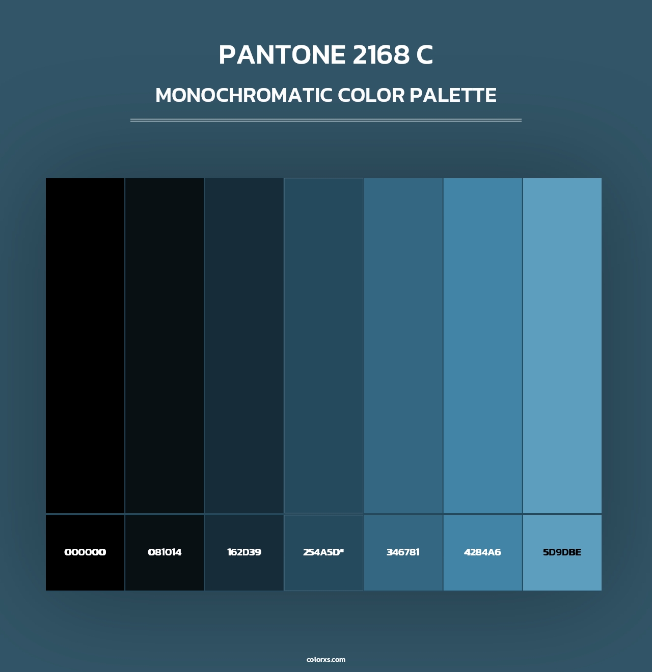 PANTONE 2168 C - Monochromatic Color Palette