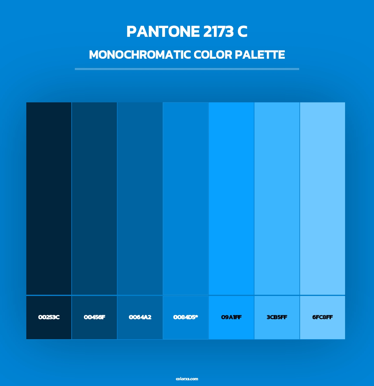 PANTONE 2173 C - Monochromatic Color Palette