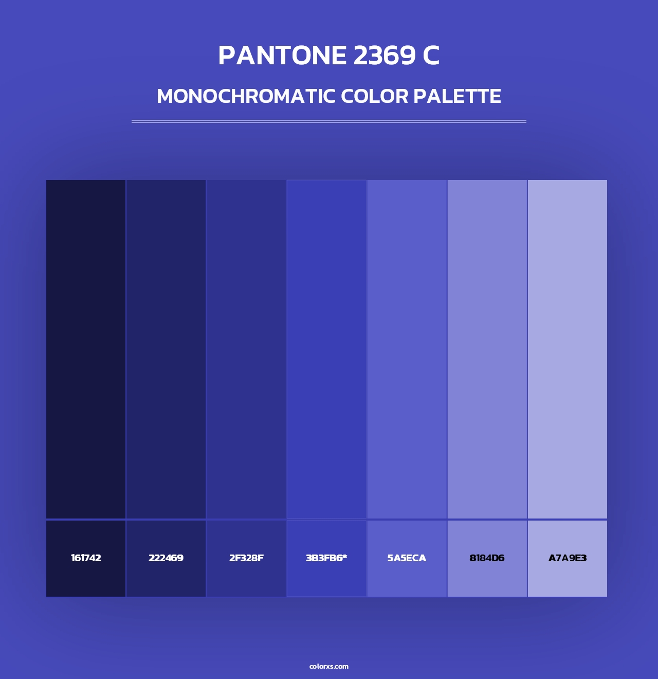 PANTONE 2369 C - Monochromatic Color Palette