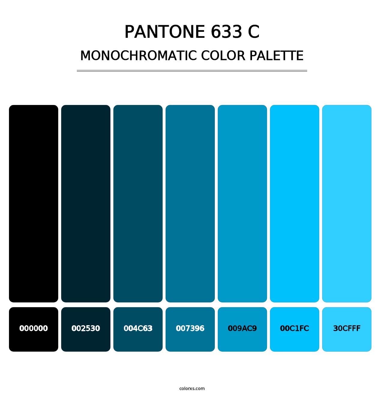 PANTONE 633 C - Monochromatic Color Palette