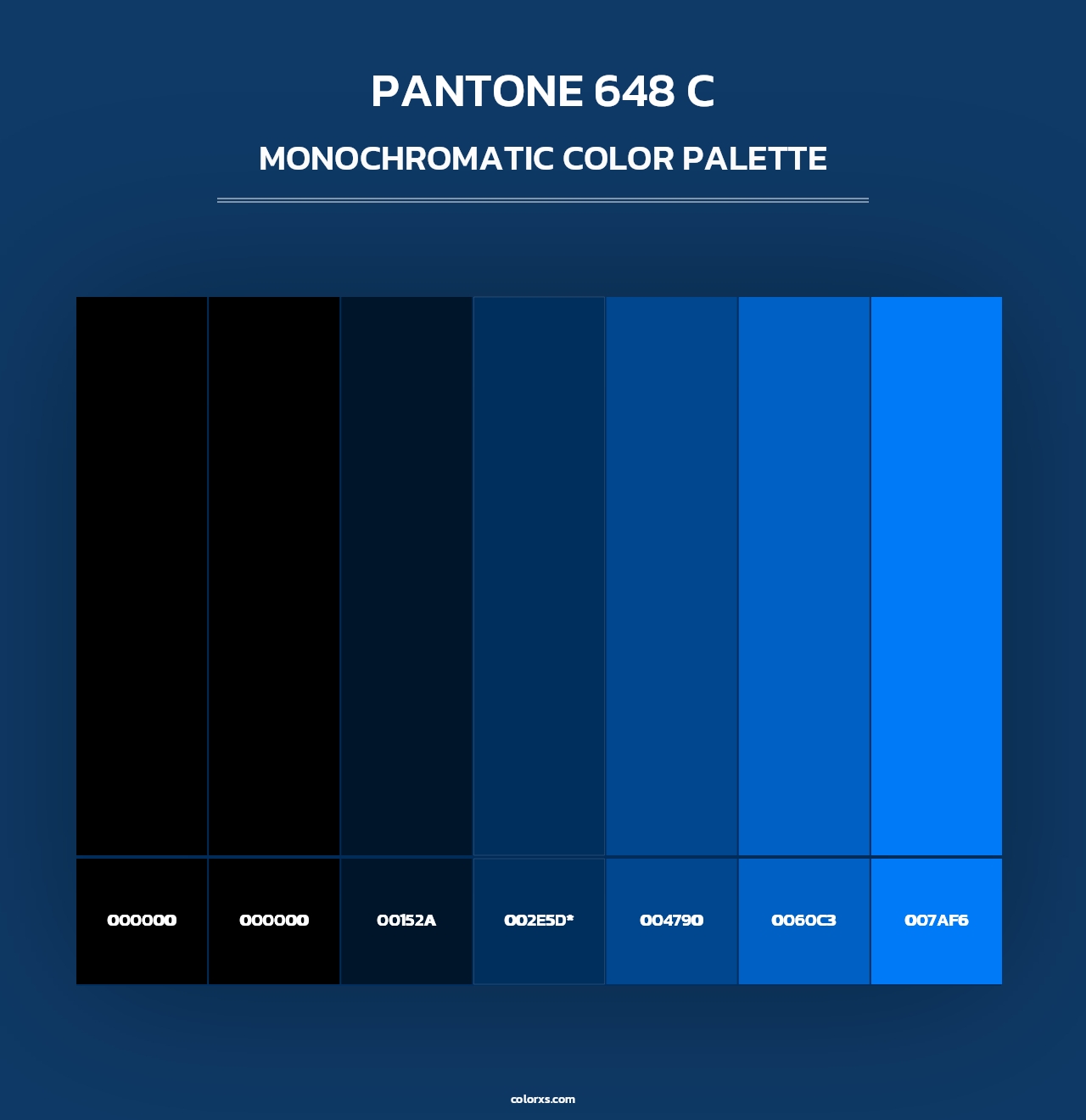 PANTONE 648 C - Monochromatic Color Palette
