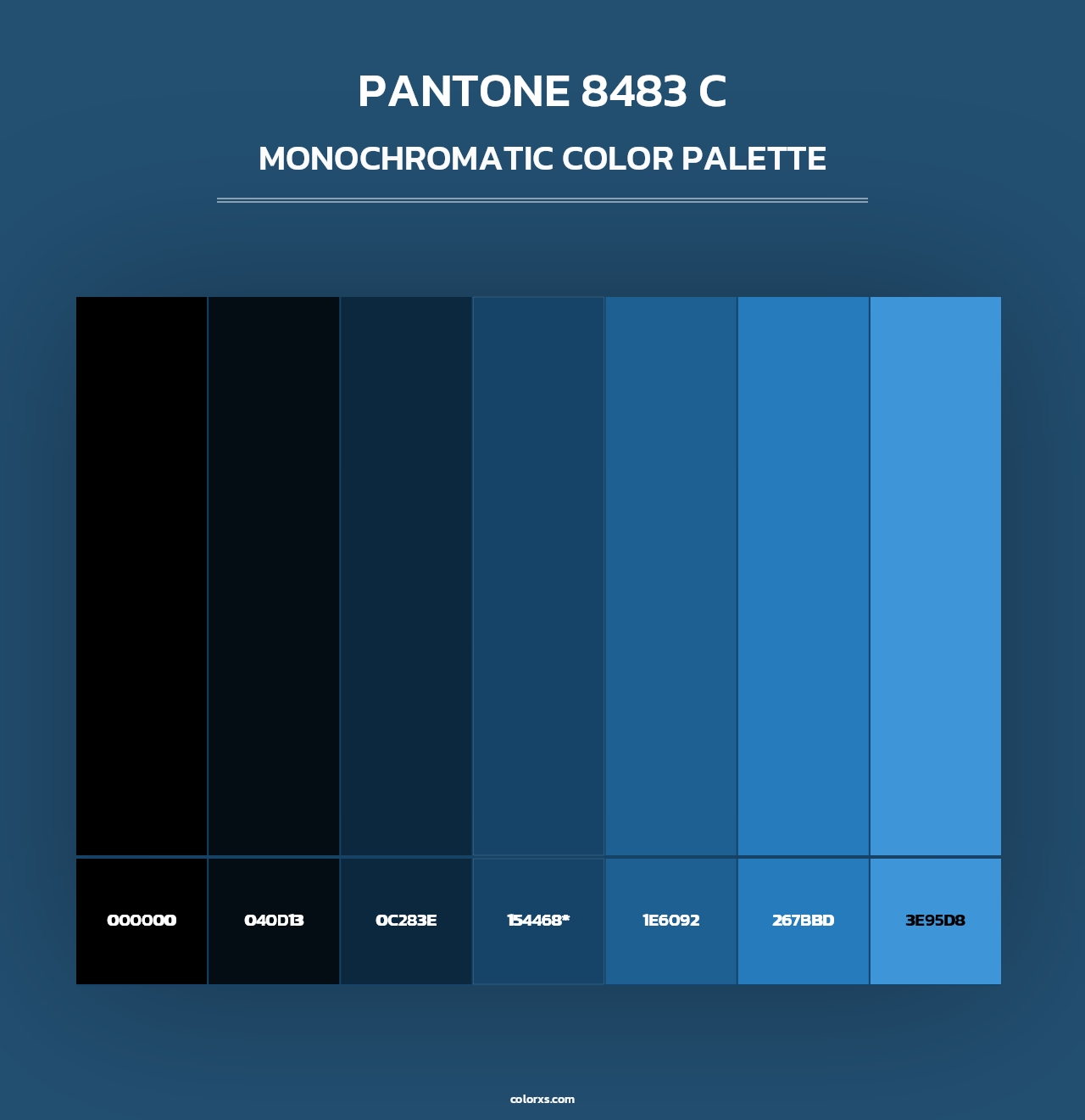 PANTONE 8483 C - Monochromatic Color Palette