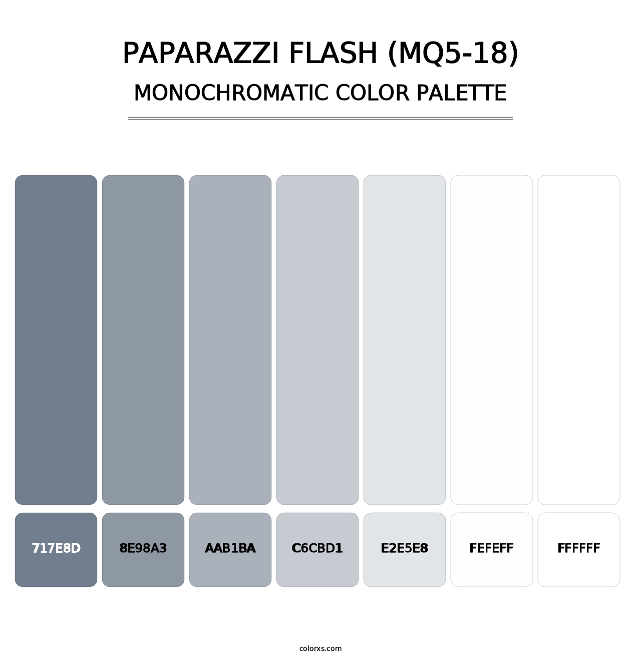 Paparazzi Flash (MQ5-18) - Monochromatic Color Palette