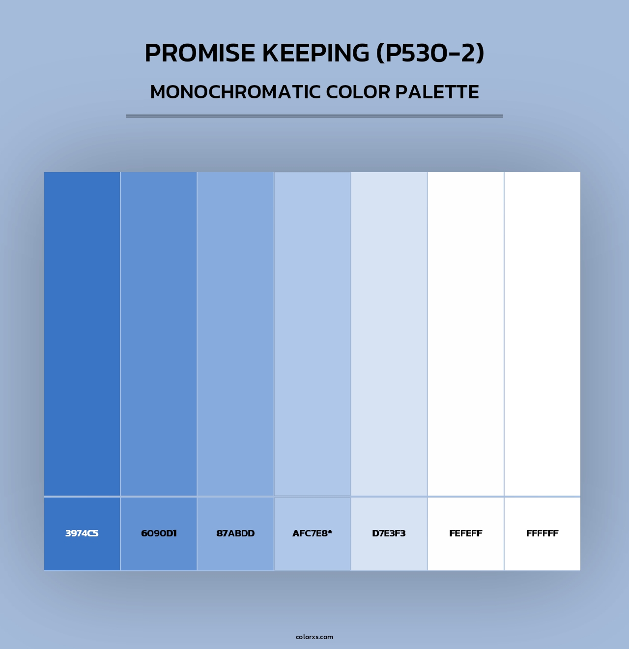 Promise Keeping (P530-2) - Monochromatic Color Palette
