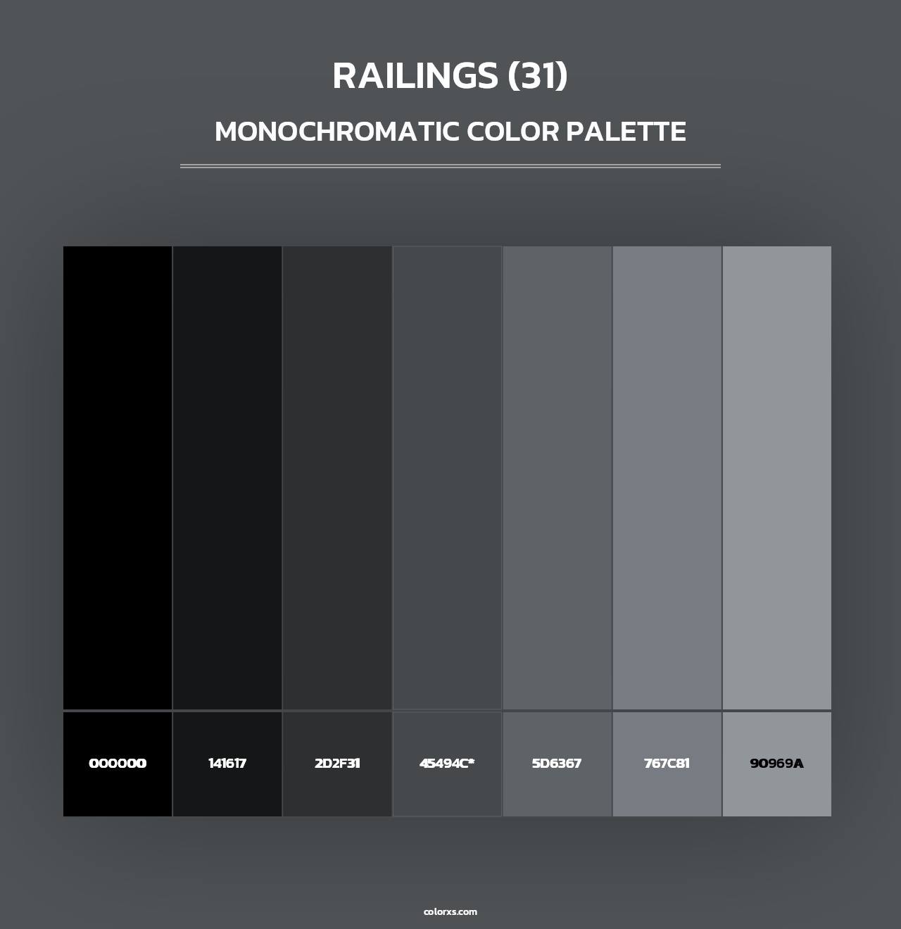 Railings (31) - Monochromatic Color Palette