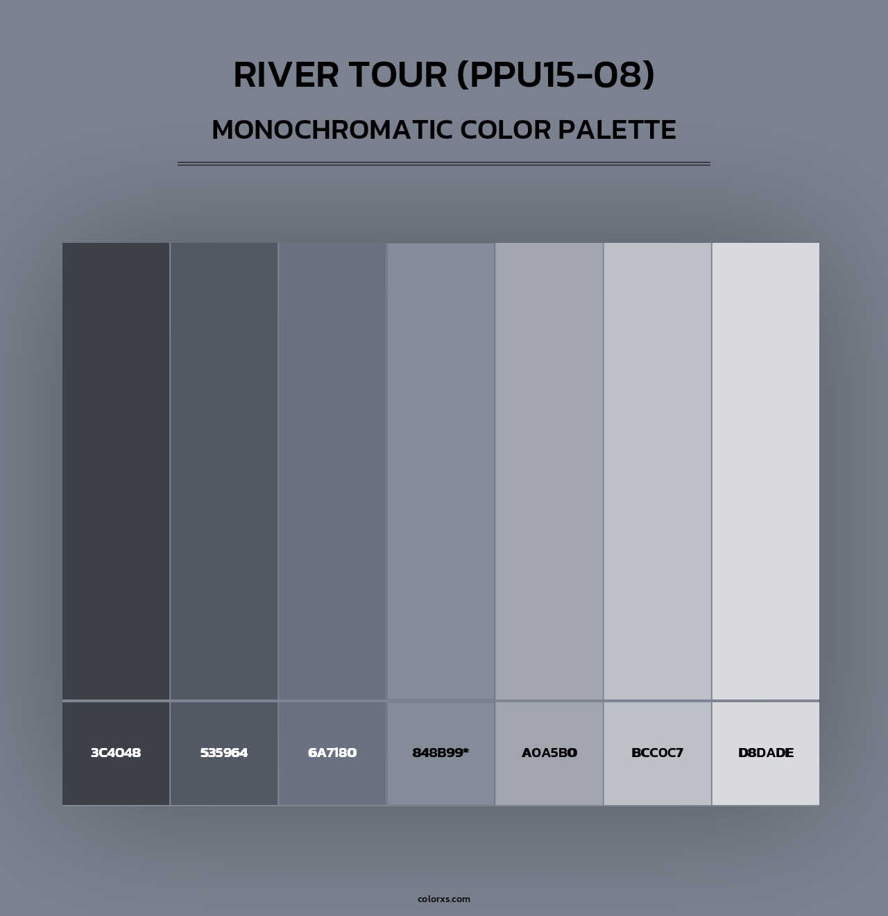 River Tour (PPU15-08) - Monochromatic Color Palette