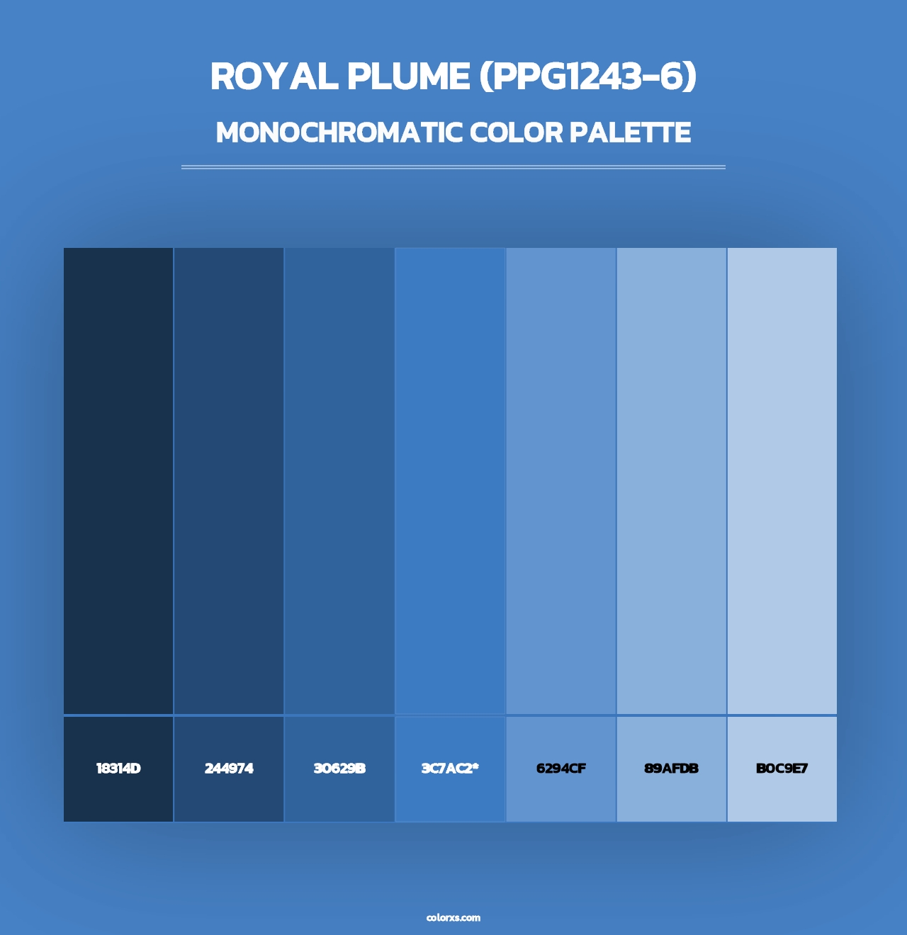 Royal Plume (PPG1243-6) - Monochromatic Color Palette