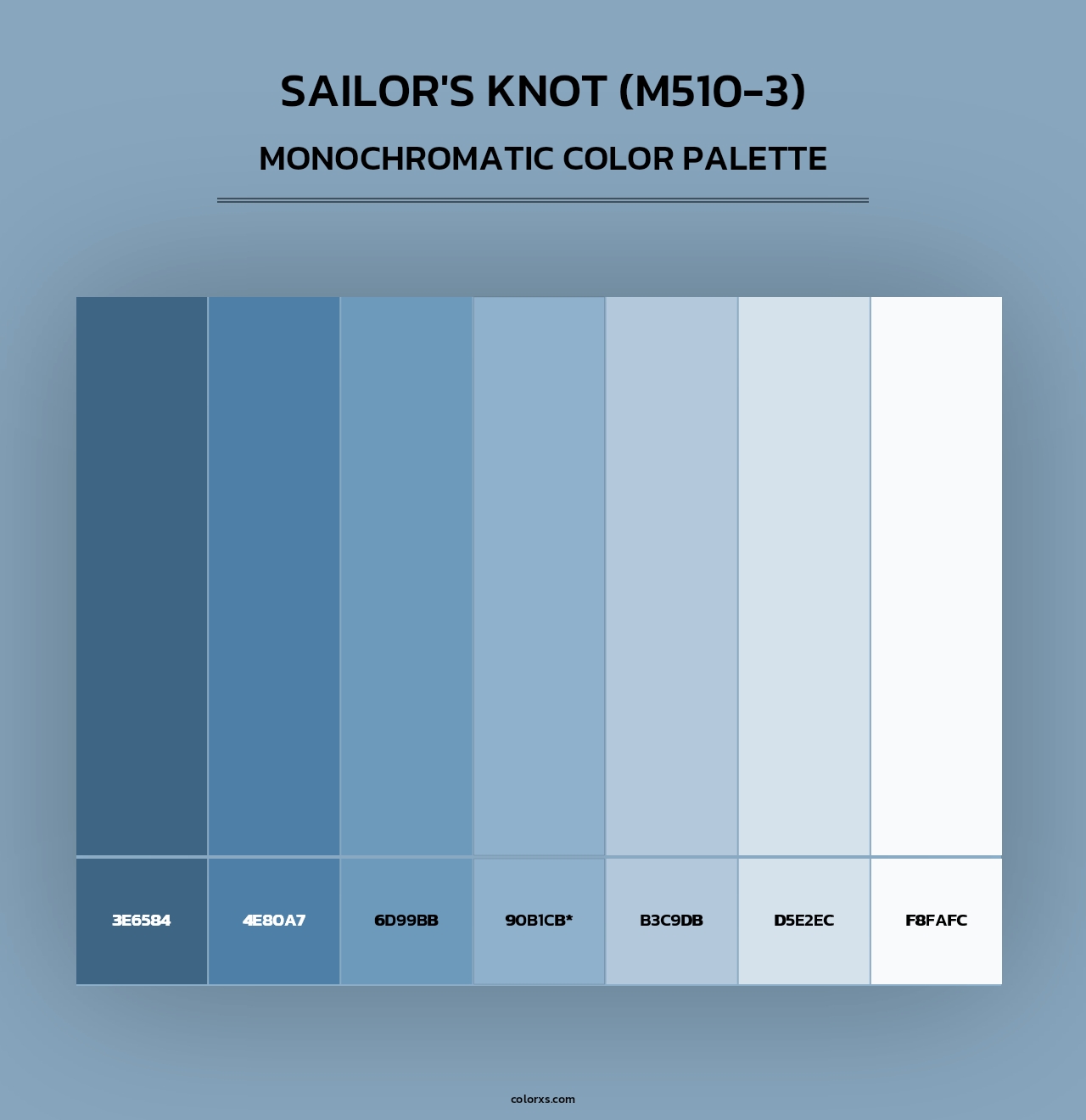 Sailor'S Knot (M510-3) - Monochromatic Color Palette