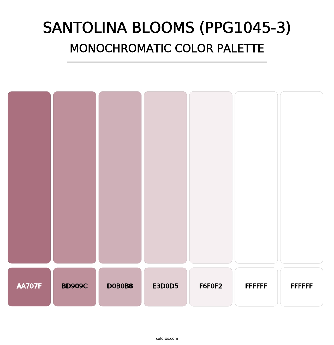 Santolina Blooms (PPG1045-3) - Monochromatic Color Palette